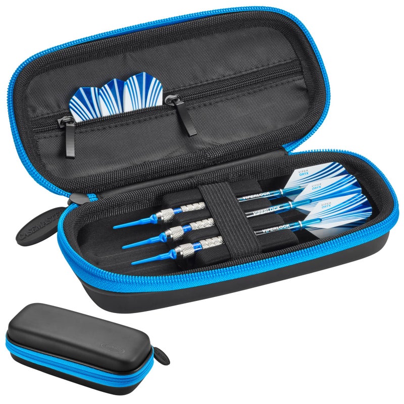 Casemaster Warden Dart Case, Blue Zipper - Image 1